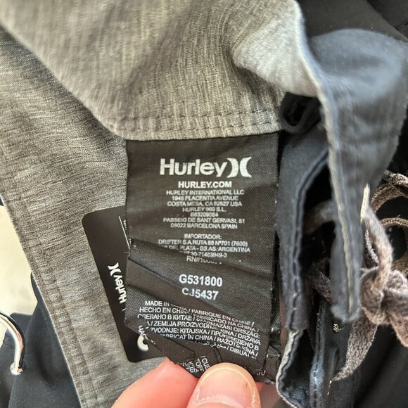 Hurley Swim Trunks Mens 32 Rainbow Stripe Board Shorts Unlined Waist Tie - Picture 10 of 10